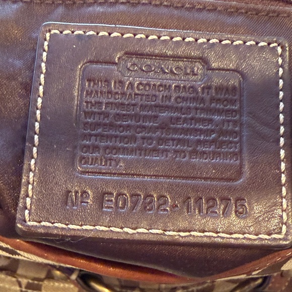 Coach Brown Shoulder Bag - Picture 4 of 6